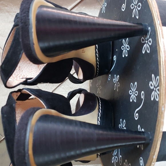 EUC- STUNNING Pilar Abril Suede Stiletto Sandal - Picture 4 of 10